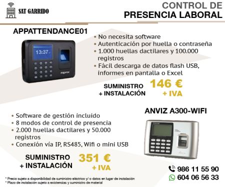 control de presencia laboral